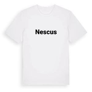 Nescus fetstil t-shirt – ekologisk bomull t-shirt från Pinshirt