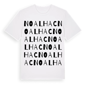 Noalhac ordlek t-shirt – ekologisk bomull t-shirt från Pinshirt