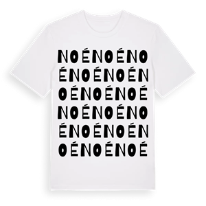 Noé ordlek t-shirt – ekologisk bomull t-shirt från Pinshirt