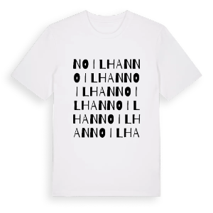 Noilhan ordlek t-shirt – ekologisk bomull t-shirt från Pinshirt