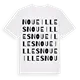 Noueilles ordlek t-shirt