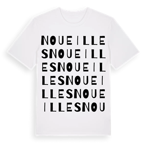 Noueilles ordlek t-shirt – ekologisk bomull t-shirt från Pinshirt