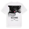 Occitanie karta t-shirt