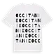 Occitanie ordlek t-shirt
