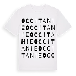 Occitanie ordlek t-shirt – ekologisk bomull t-shirt från Pinshirt