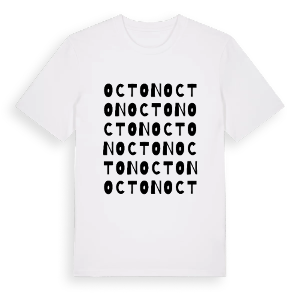 Octon ordlek t-shirt – ekologisk bomull t-shirt från Pinshirt