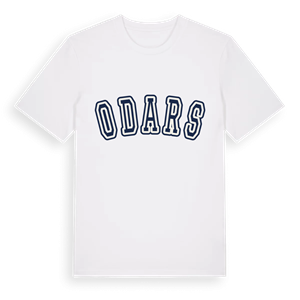 Odars college t-shirt – ekologisk bomull t-shirt från Pinshirt