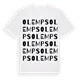 Olemps ordlek t-shirt