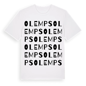 Olemps ordlek t-shirt – ekologisk bomull t-shirt från Pinshirt