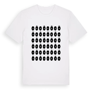 Oô ordlek t-shirt – ekologisk bomull t-shirt från Pinshirt