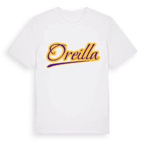 Oreilla baseball t-shirt – ekologisk bomull t-shirt från Pinshirt