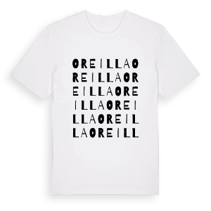 Oreilla ordlek t-shirt – ekologisk bomull t-shirt från Pinshirt