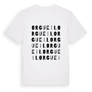 Orgueil ordlek t-shirt – ekologisk bomull t-shirt från Pinshirt
