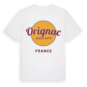 Orignac cirkel t-shirt – ekologisk bomull t-shirt från Pinshirt