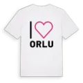 Jag älskar Orlu t-shirt stort tryck