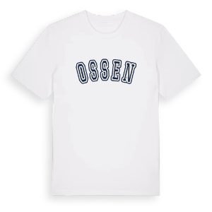 Ossen college t-shirt – ekologisk bomull t-shirt från Pinshirt
