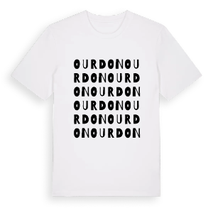 Ourdon ordlek t-shirt – ekologisk bomull t-shirt från Pinshirt