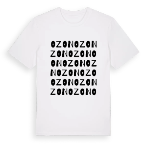 Ozon ordlek t-shirt – ekologisk bomull t-shirt från Pinshirt