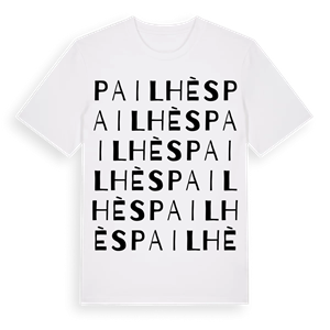 Pailhès ordlek t-shirt – ekologisk bomull t-shirt från Pinshirt