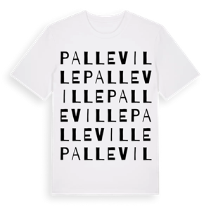 Palleville ordlek t-shirt – ekologisk bomull t-shirt från Pinshirt