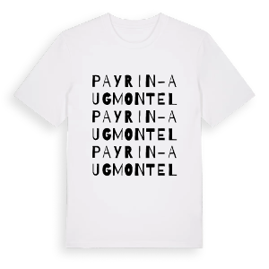 Payrin-Augmontel ordlek t-shirt – ekologisk bomull t-shirt från Pinshirt
