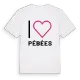 Jag älskar Pébées t-shirt stort tryck