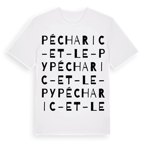 Pécharic-et-le-Py ordlek t-shirt – ekologisk bomull t-shirt från Pinshirt