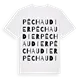 Péchaudier ordlek t-shirt