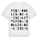 Pégairolles-de-l'Escalette ordlek t-shirt