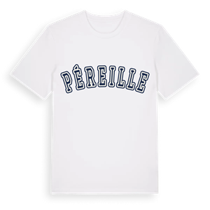 Péreille college t-shirt – ekologisk bomull t-shirt från Pinshirt