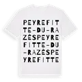 Peyrefitte-du-Razès ordlek t-shirt