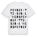 Peyrefitte-sur-l'Hers ordlek t-shirt