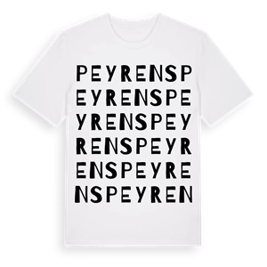 Peyrens ordlek t-shirt – ekologisk bomull t-shirt från Pinshirt