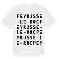 Peyrusse-le-Roc ordlek t-shirt