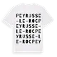 Peyrusse-le-Roc ordlek t-shirt