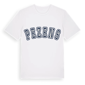 Pezens college t-shirt – ekologisk bomull t-shirt från Pinshirt