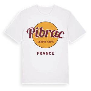 Pibrac cirkel t-shirt – ekologisk bomull t-shirt från Pinshirt