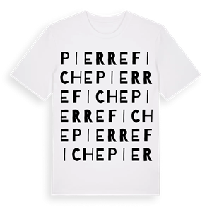 Pierrefiche ordlek t-shirt – ekologisk bomull t-shirt från Pinshirt