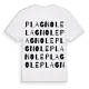 Plagnole ordlek t-shirt