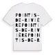 Pointis-de-Rivière ordlek t-shirt