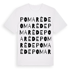 Pomarède ordlek t-shirt – ekologisk bomull t-shirt från Pinshirt