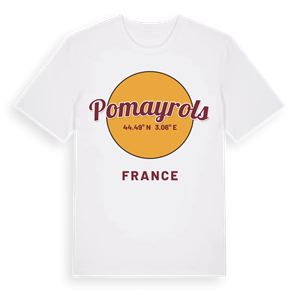 Pomayrols cirkel t-shirt – ekologisk bomull t-shirt från Pinshirt