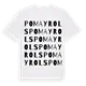 Pomayrols ordlek t-shirt