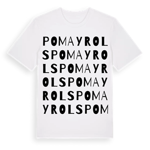Pomayrols ordlek t-shirt – ekologisk bomull t-shirt från Pinshirt