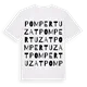 Pompertuzat ordlek t-shirt