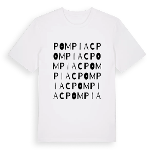 Pompiac ordlek t-shirt – ekologisk bomull t-shirt från Pinshirt