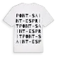 Pont-Saint-Esprit ordlek t-shirt