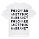 Poucharramet ordlek t-shirt