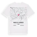 Pradelles-Cabardès karta t-shirt