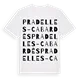 Pradelles-Cabardès ordlek t-shirt